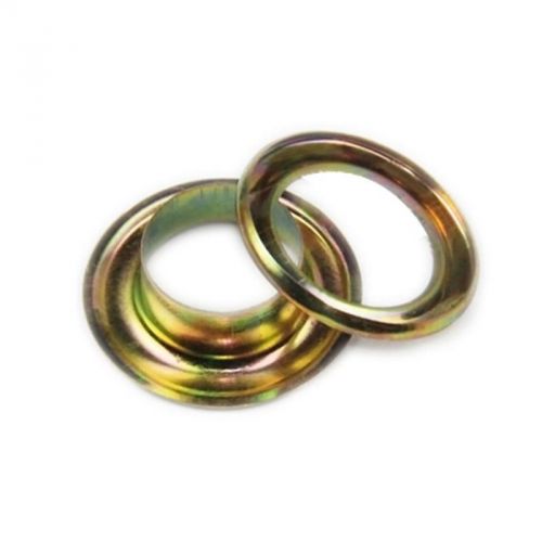4# (9.5mm) Yellow Iron Grommet for for Flex Banner, Mesh, Ad. Materials 500pcs