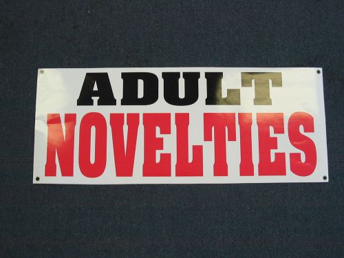 ADULT NOVELTIES Banner Sign 4 Video Heels Lingerie Store Club Dance Ware Sex