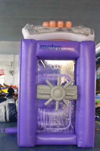10&#039; inflatable  cash booth /blower 4 advertising promotions for sale