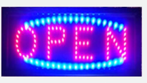 Ultra bright LED neon Open W/ motion animation ON/OFF switch sign. BLACK FRIDAY