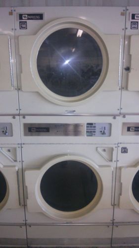 30lbs Double Stack Maytag Gas Commercial Dryers - Laundromat Coin Dryers