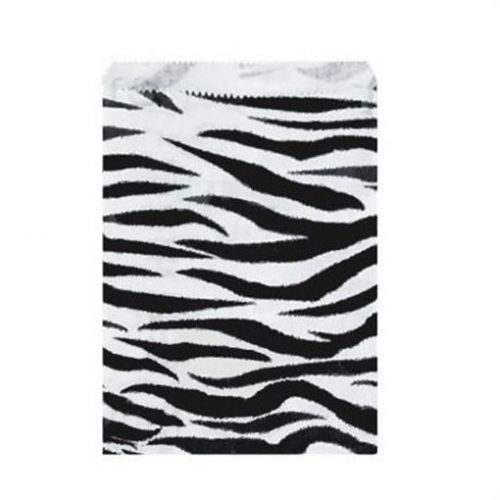 Paper Merchandise Bags 5 x 7&#034; - Zebra Print 1000 Bags