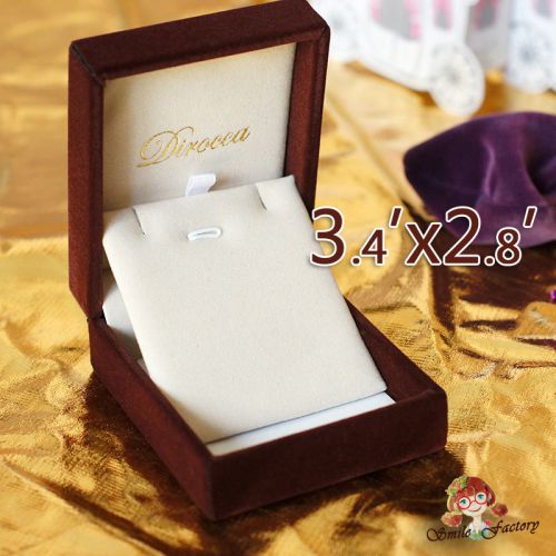 Luxury Velvet Plush Jewelry Packaging Bracelet Gift Box Wedding Favour 3.4&#039;x2.8&#039;