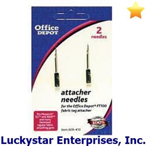 Office Depot Brand Tag Attachment Replacement Needles 2-Pack - NEW in pkg