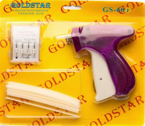 Quilter&#039;s basting gun 1 gun , 5 needles and 500 1/4&#034; fine tagging gun fasteners for sale
