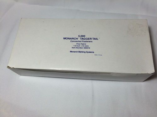 1 box 000916 Monarch Tagger Tail Connected Fasteners 10000 1/2 inch 15MM