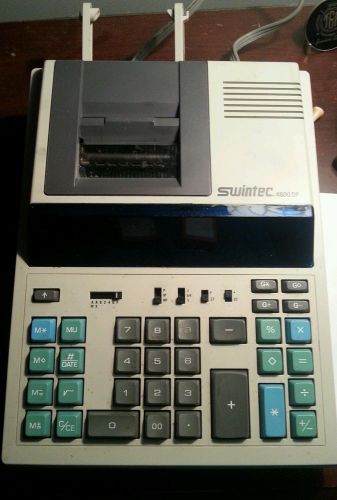 Swintec 4800 dp electronic calculator 120vac 60hz 0.2a for sale