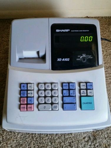 Sharp XE-A102 Cash register (No key)