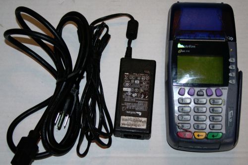 Verifone Omni 3750 Credit Card Machine Terminal with power cord