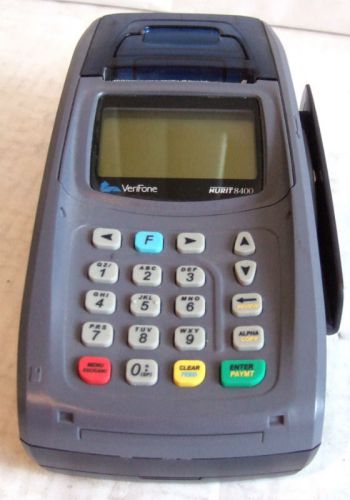 VERIFONE Nurit 8400 Credit Card Terminal        AS/IS FOR PARTS       NO RETURNS
