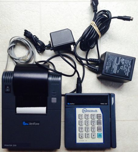 VERIFONE PRINTER 250 &amp; TRANZ 330 WITH ALL THE CABLES and Ribbon