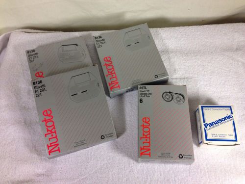 LOWER PRICE  NuKote Nu-kote Ribbons Correction Lift-off Panasonic Olivetti Sharp