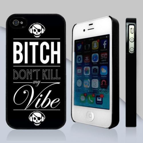 Case - Bitch Don&#039;t Kill my Vibe Disk Jockey Logo DJ - iPhone and Samsung