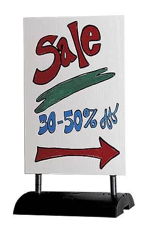 Two sided spring sign display new! sidewalk dry erase for sale