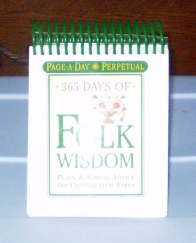PAGE-A-DAY Perpetual: 365 Days of FOLK WISDOM (Page-a-Day Perpetuals)