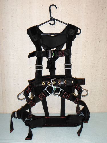 Full body harness. buckingham sherrill tree, tower climbing saddle &amp; bosun seat. for sale