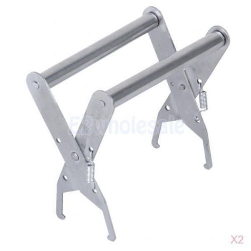 2x Bee Hive Frame Holder Lifter Capture Grip Clamp Tool Beekeeping Equipment