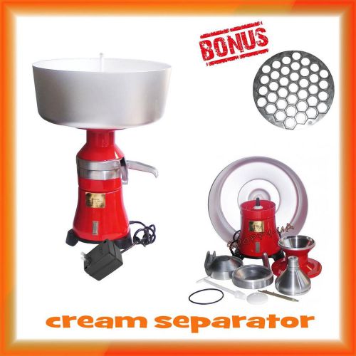 Overall metal milk cream electric centrifugal separator 80l/h #18 110v usa plug for sale