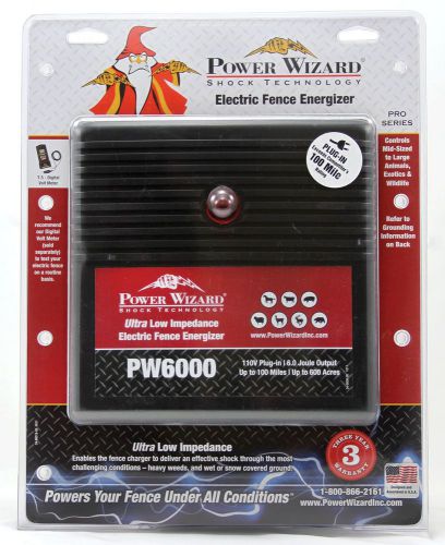 Power Wizard  6 Joule Fence Charger PW6000