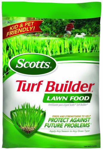 12.5 pounds scotts turf builder lawn food - 5,000 sq.ft. (lawn fertilizer) new for sale