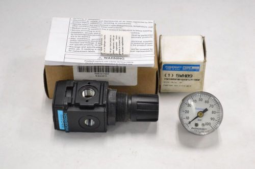 WILKERSON R08-02-F000 0-100PSI GAUGE 5WH09 125PSI 1/4IN NPT REGULATOR B308436