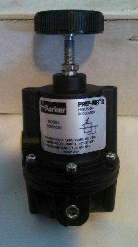 Parker prep-air ii precision air regulator 500psig max 1-60 psig adjustable for sale