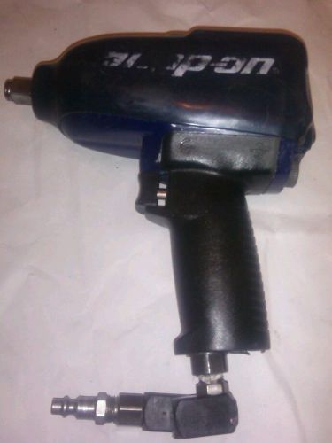 Snap on MG 725 1/2&#034; Air Impact Wrench Used Great Condition Oiled Daily w/ Cover