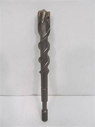 Masonry Drill Bit, Carbide Tipped, 1 1/4&#034; x 12 5/8&#034; Spline Shank