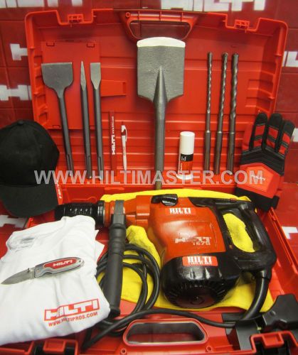 HILTI TE 76 HAMMER DRILL,PREOWNED,MINT COND,FREE BITS &amp; CHISELS,FAST SHIPPING
