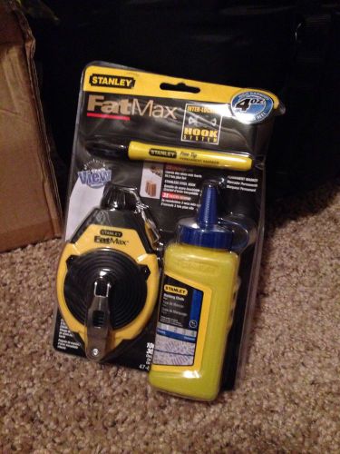 Stanley FatMax Chalk Line,chalk, And A Marker