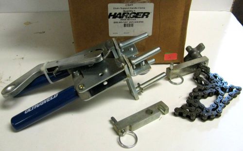 HARGER CHAIN SUPPORT HANDLE CLAMP WITH 20&#034; OF CHAIN - NIB
