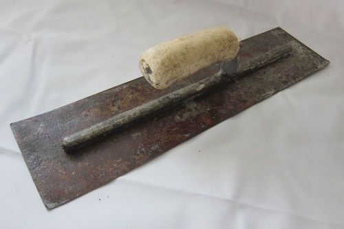 Concrete Cement Trowel,Square,4 x 16 in,Steel USED