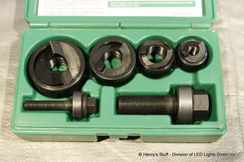 Greenlee 7235bb slug-buster knockout kit for 1/2 to 1-1/4-inch conduit - sku1024 for sale