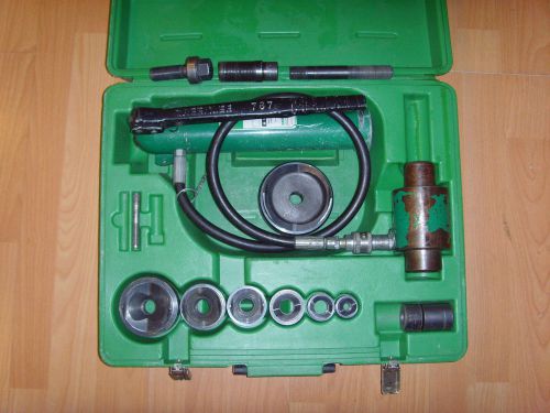 GREENLEE 7306 Hydraulic Knockout Punch Driver Set
