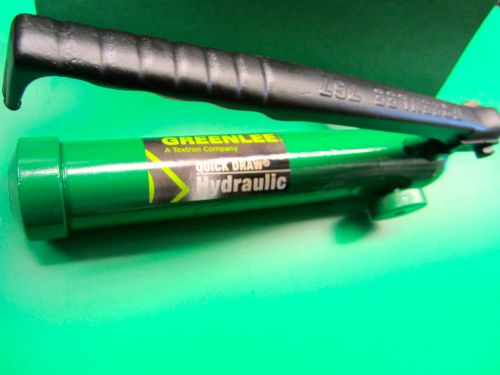 GREENLEE HYDRAULIC HAND PUMP, IN MINT CONDITION,  FAST SHIPPING GUARANTEED