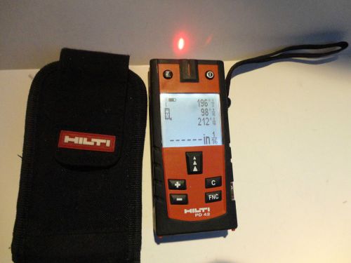 Nice used hilti pd42 laser range meter pd 42,free us shipping for sale