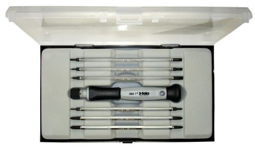 Felo 280 907 06 precision screwdriver set slotted/phillips/pozi interchangable for sale