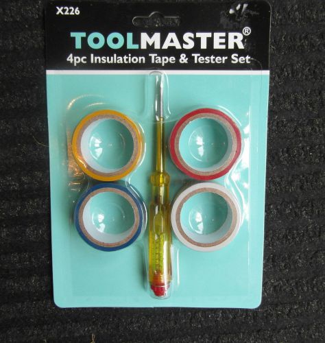 NEW 4 Piece INSULATION TAPE &amp; VOLTAGE TESTER SET Great Christmas Stocking Filler