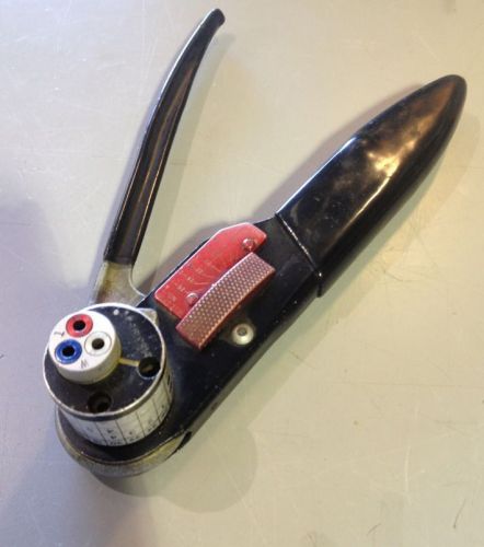 Daniels mfg m2700b hand ratchet crimp tool crimper w/ ms 3191-3t head for sale