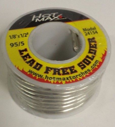Hot Max 24154 1/8-Inch by 1/2# 95/5 Lead Free Solder
