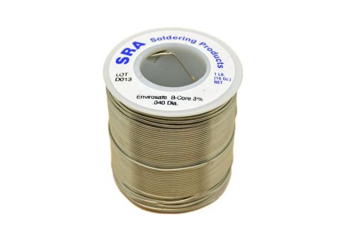 Lead free acid core envirosafe solder .040-inch, 1-pound spool for sale