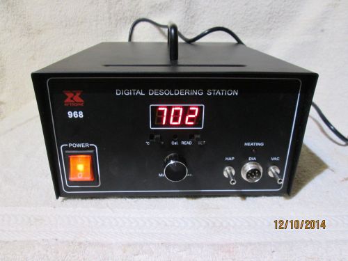NICE XYTRONIC 968 TEMPERATURE CONTROLLED DIGITAL DESOLDERING STATION NO RESERVE!