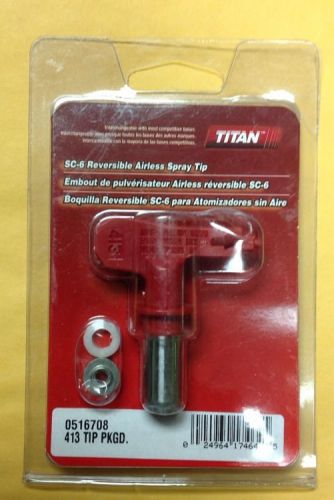 Titan 0516708 661-413 662-413 sc-6 reversible airless spray tip for sale