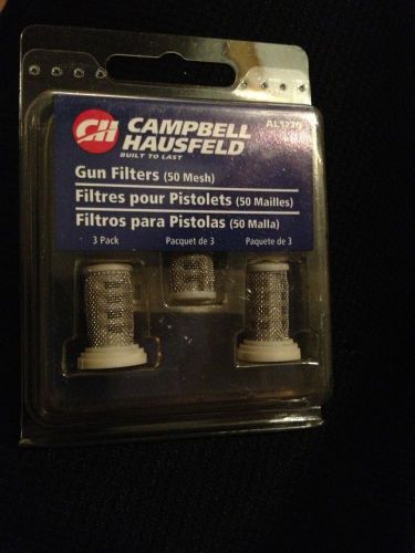 Campbell hausfeld al2120 and mp126 # 50 replacement mesh filters 3 pack for sale