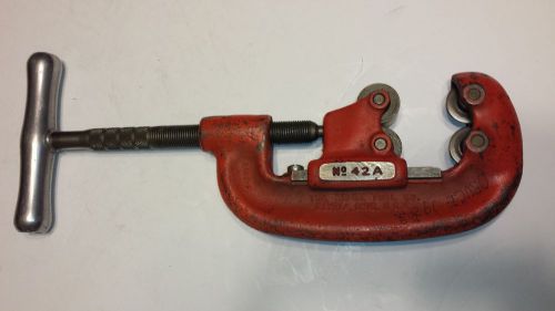 ridgid no.42-a 4 wheel pipe cutter for 1/2&#034; to 2&#034; pipe FREE SHIPPING