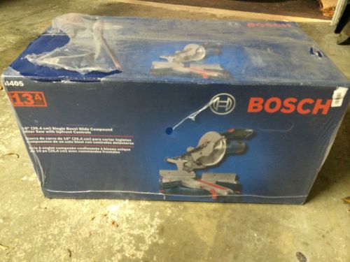 Bosch 4405 miter saw 10 inch single bevel slide for sale