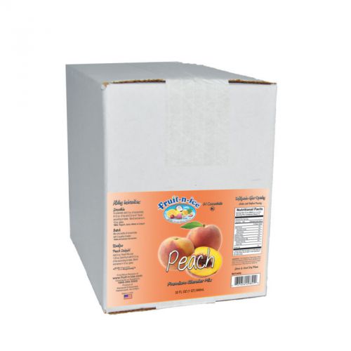 Fruit-N-Ice - Peach Blender Mix 6 Pack Case FREE SHIPPING