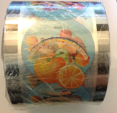 Bubble boba tea beverage cup sealing film  1 roll,printed,nice design for sale