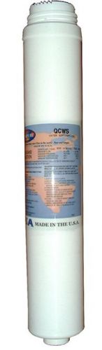 Omnipure QCWS Water Softener and Carbon 10 Micron GAC 14&#034;