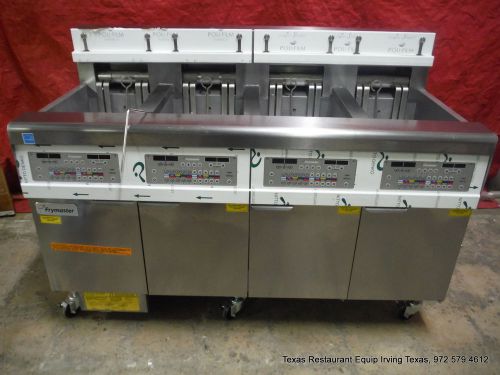 New frymaster electric digital four bay deep fryer with filtration system for sale
